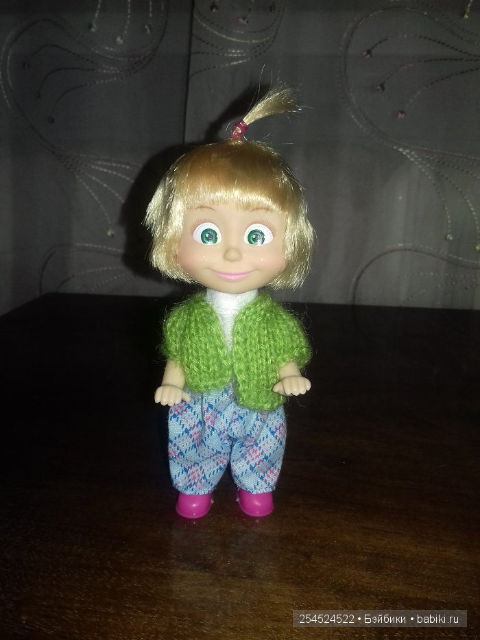 Один день из жизни Маши — Куклы Маша и Медведь (Simba): Маша в кармашке