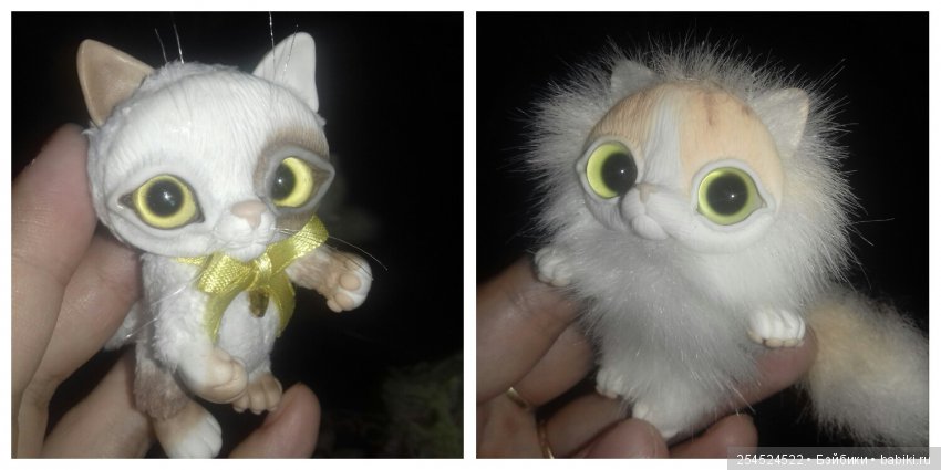 Кошечки Бэсси и Оливия — Домашние фото авторских игрушек: Тедди