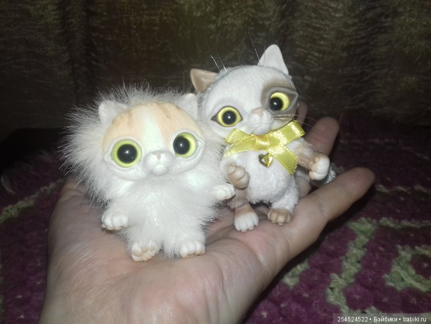 Кошечки Бэсси и Оливия — Домашние фото авторских игрушек: Тедди