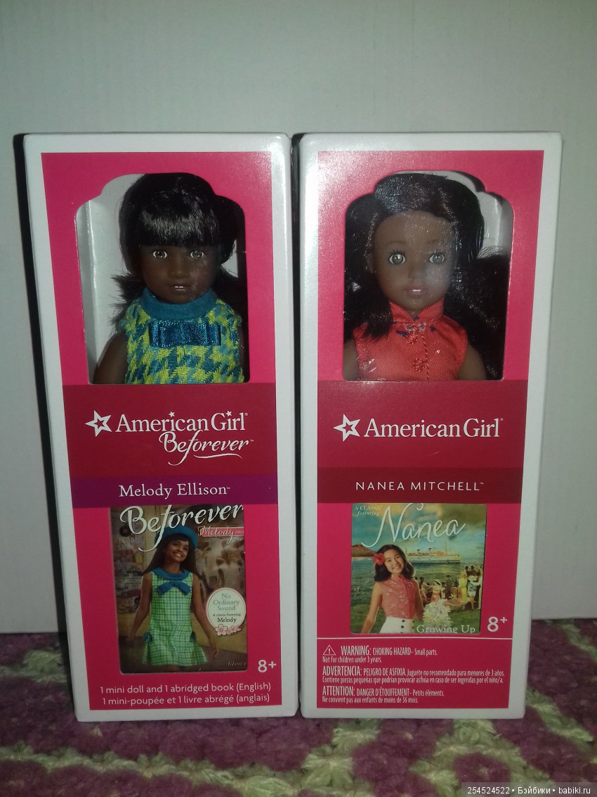 Обзор кукол мини American Girl. Часть 8. Нанеа Митчел, Мелоди Эллисон и Лусиана Вега