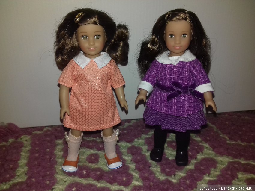 Обзор кукол мини American Girl. Часть 10. Две Ребекки. Сравнение