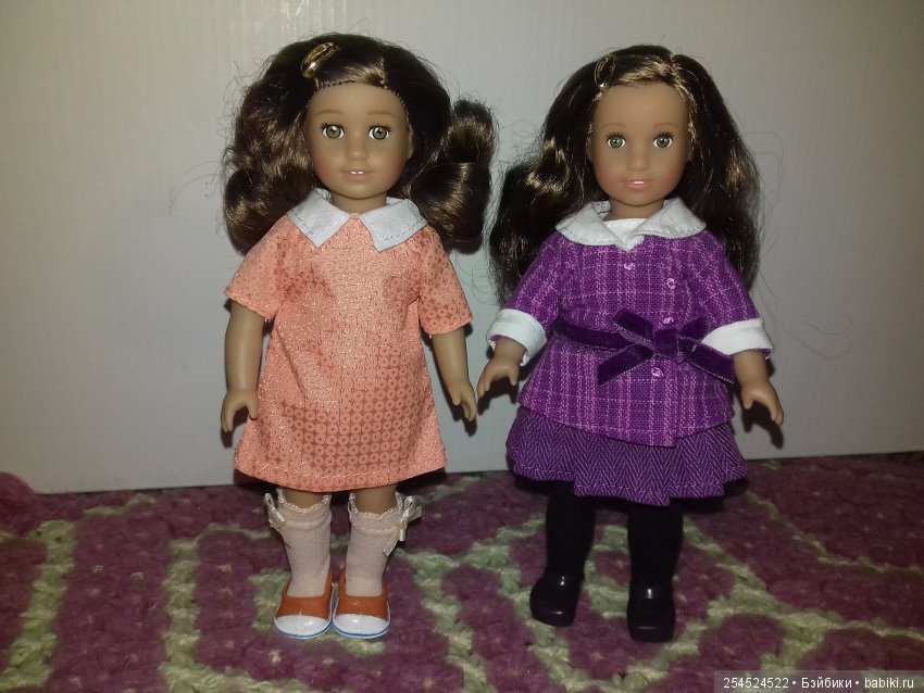 Обзор кукол мини American Girl. Часть 10. Две Ребекки. Сравнение