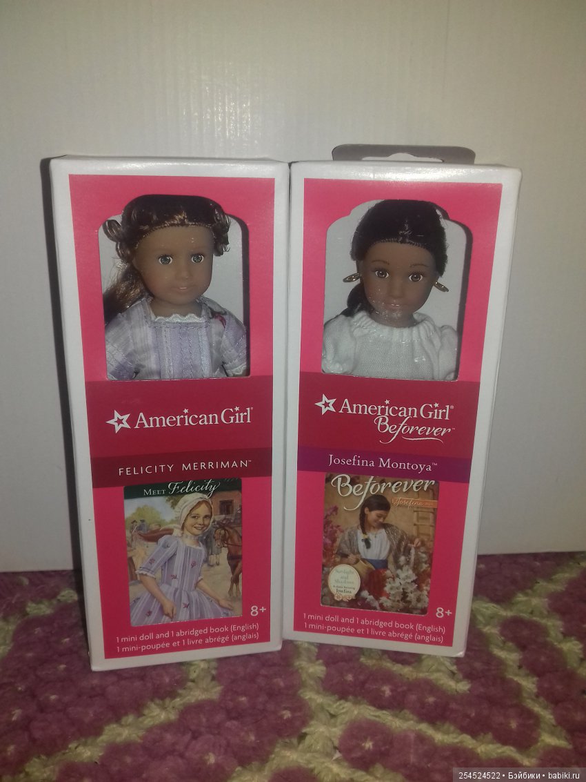Обзор кукол мини American Girl. Часть 11. Жозефина Монтойя и Фелисити Мерриман