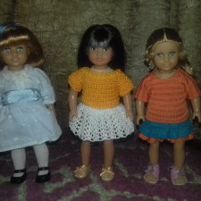 Обзор кукол мини American Girl. Часть 14. Элизабэт Коул, Иви Линг и Нелли О'Мелли