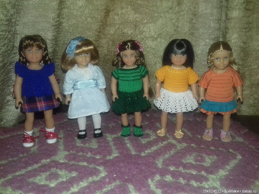 Обзор кукол мини American Girl. Часть 14. Элизабэт Коул, Иви Линг и Нелли О'Мелли