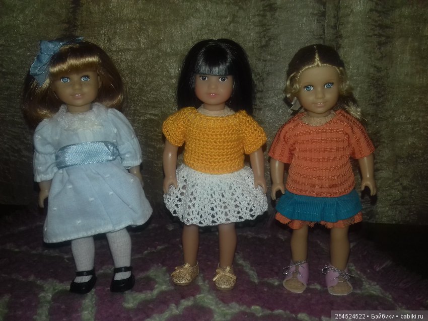 Обзор кукол мини American Girl. Часть 14. Элизабэт Коул, Иви Линг и Нелли О'Мелли