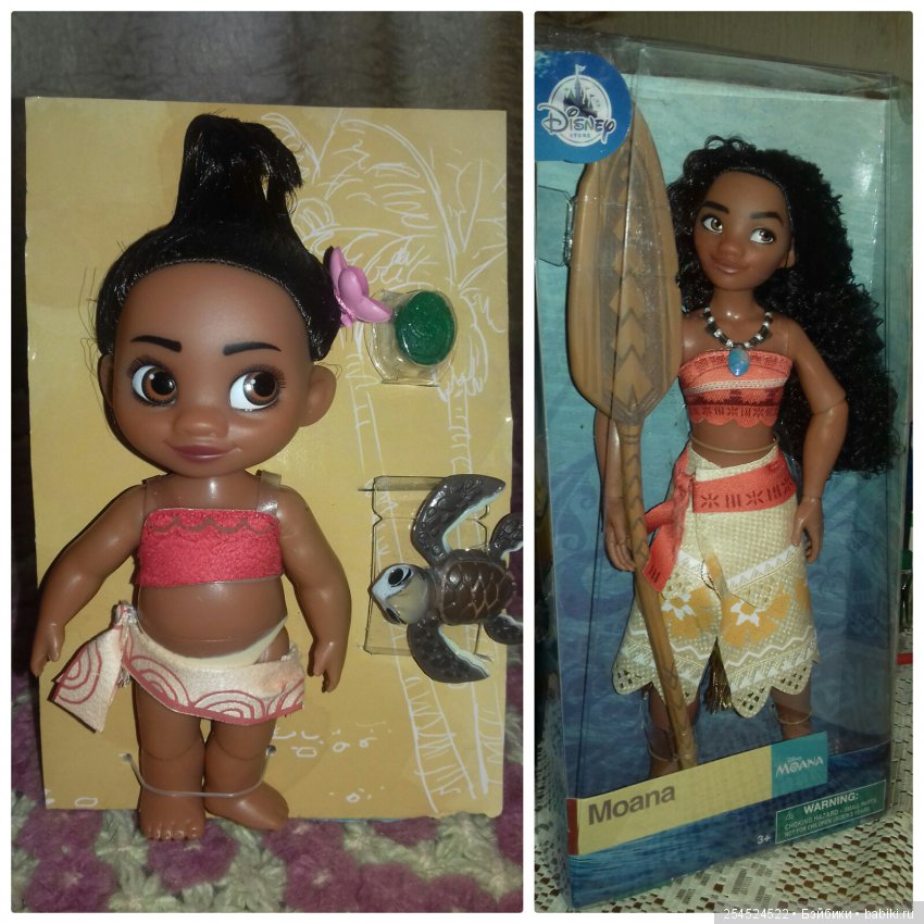 Две Моаны. От девочки до девушки