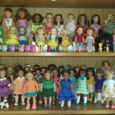 Мои кукольные полочки