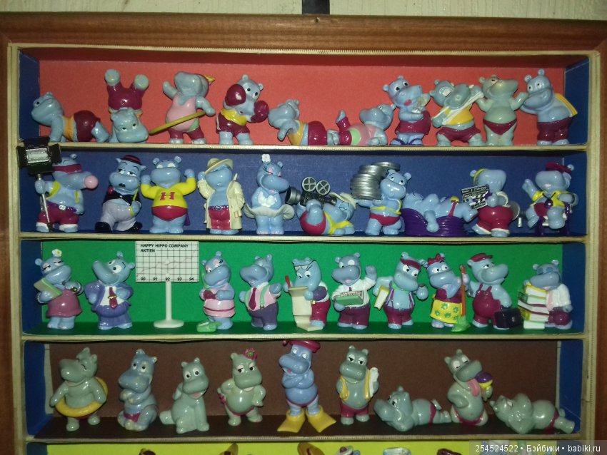 Картина из бегемотов — Фигурки Киндер Сюрприз (Kinder) (фото 7)