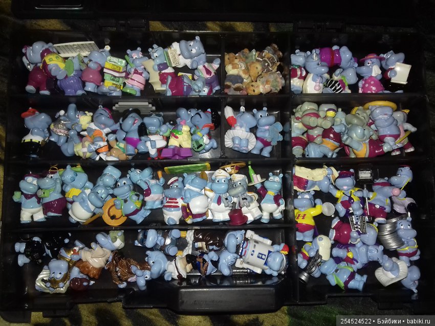 Картина из бегемотов — Фигурки Киндер Сюрприз (Kinder) (фото 2)