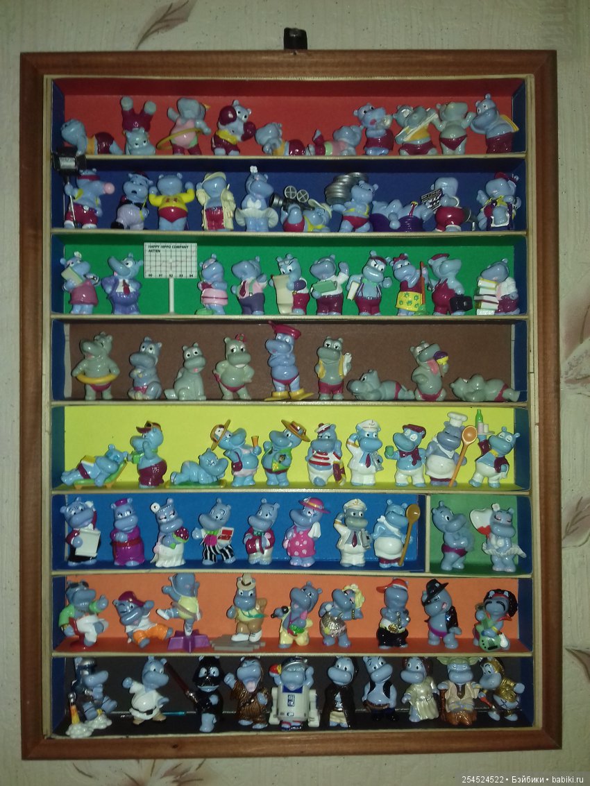 Картина из бегемотов — Фигурки Киндер Сюрприз (Kinder) (фото 6)