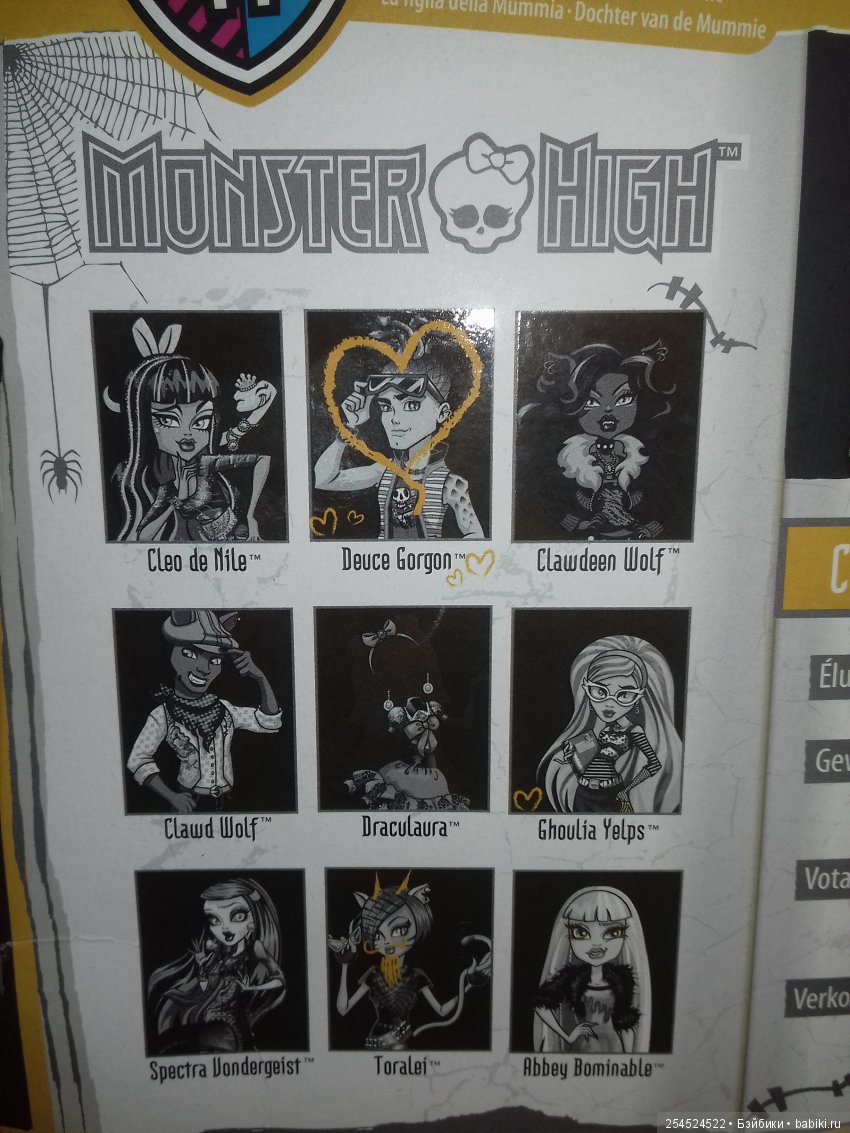 Монстро-топик #2 — Куклы Monster High и Ever After High: G1