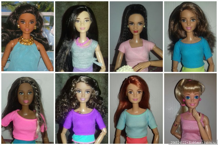 Моя коллекция кукол на 1 января 2019 года