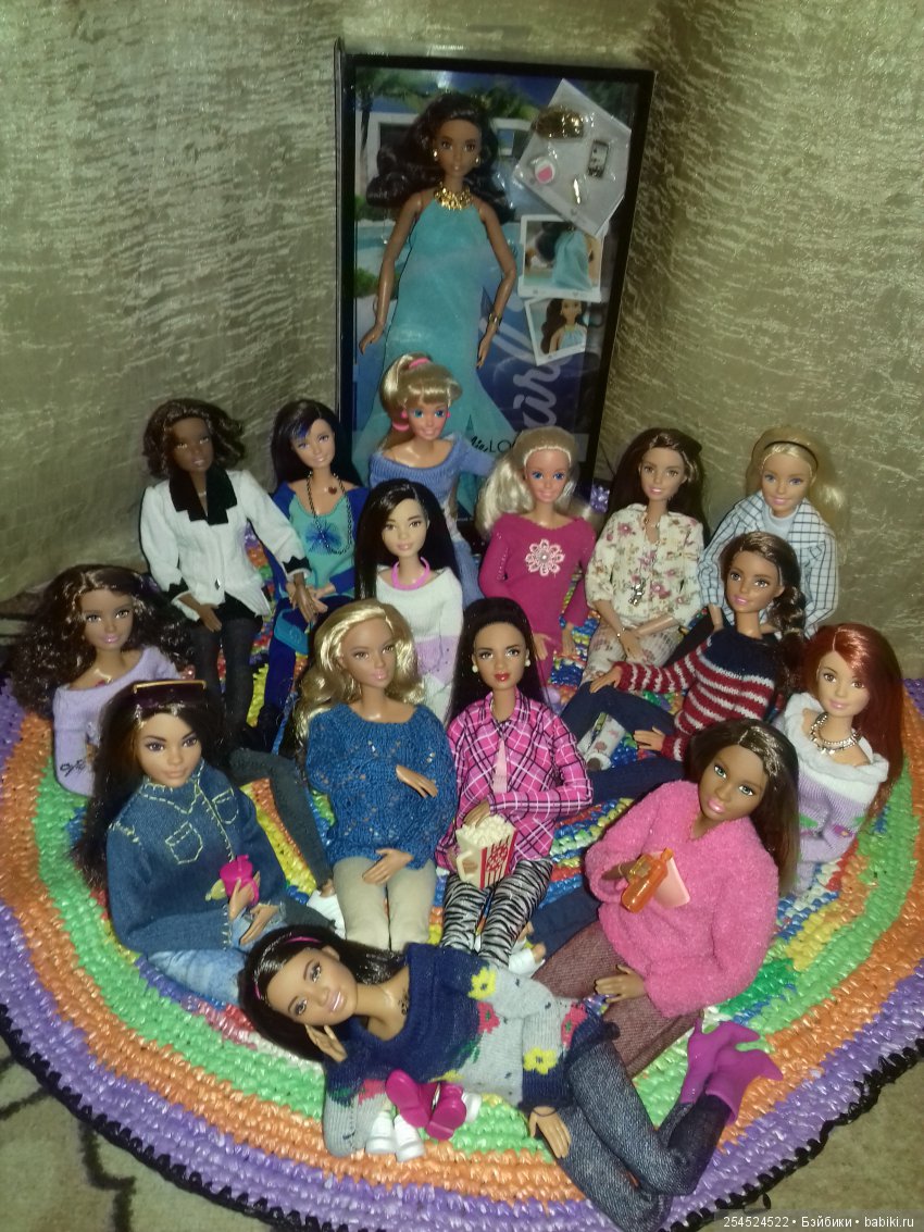 Моя коллекция кукол на 1 января 2019 года