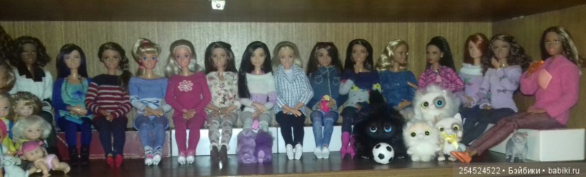 Моя коллекция кукол на 1 января 2019 года