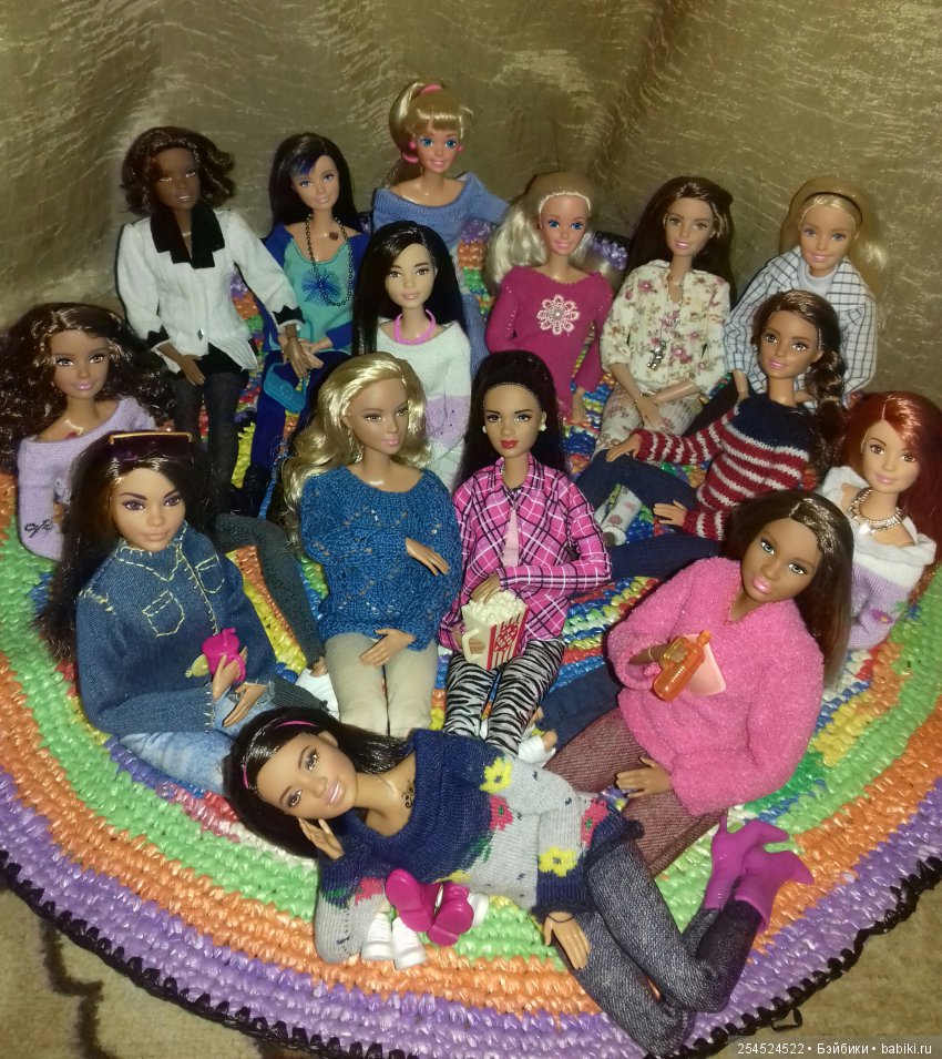 Моя коллекция кукол на 1 января 2019 года