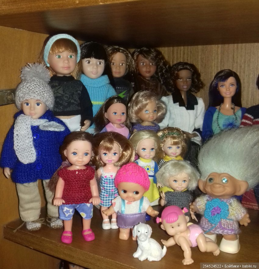 Моя коллекция кукол на 1 января 2019 года