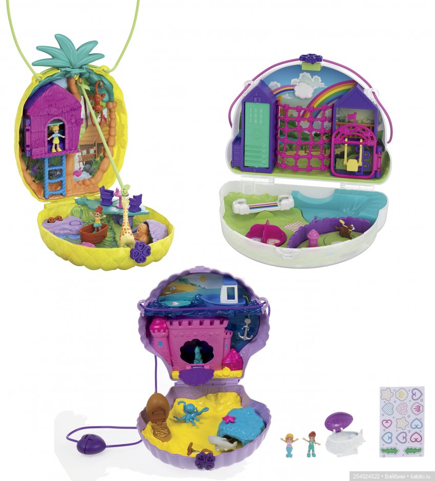 Полли Покет - первая самая маленькая кукла в мире - Polly Pocket игрушки |  Бэйбики - 205725