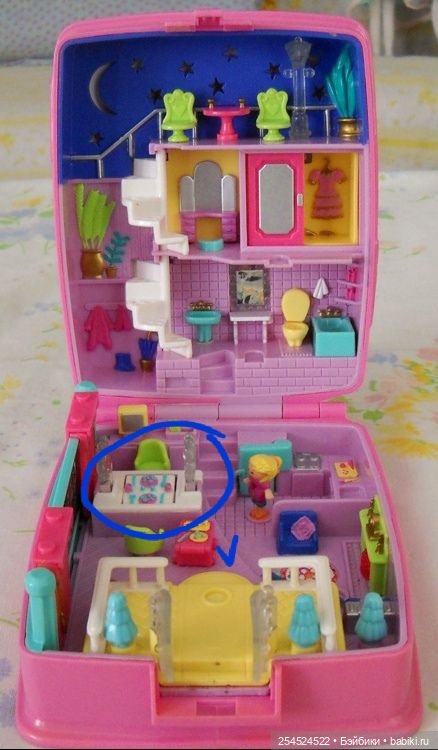 Новый домик Polly Pocket — Куклы Polly Pocket (Полли Покет): винтаж Bluebird