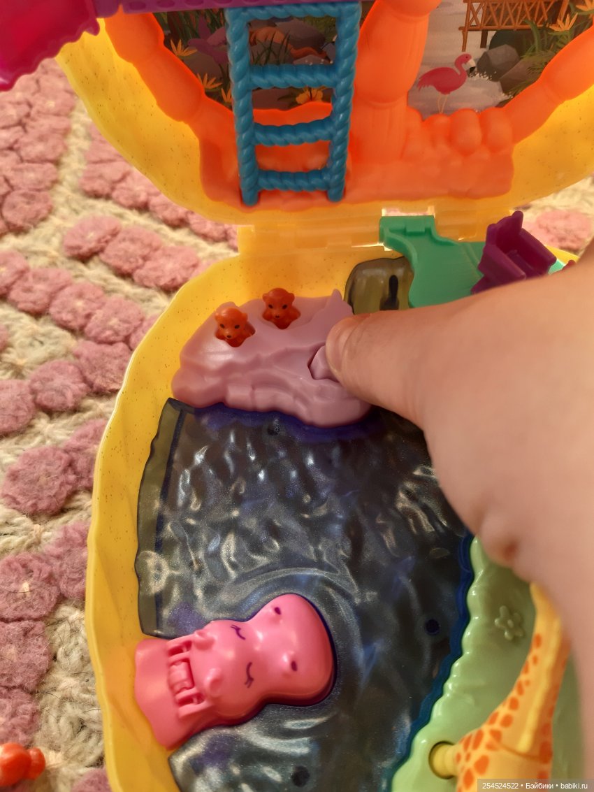 Новенький набор Polly pocket с Африкой внутри