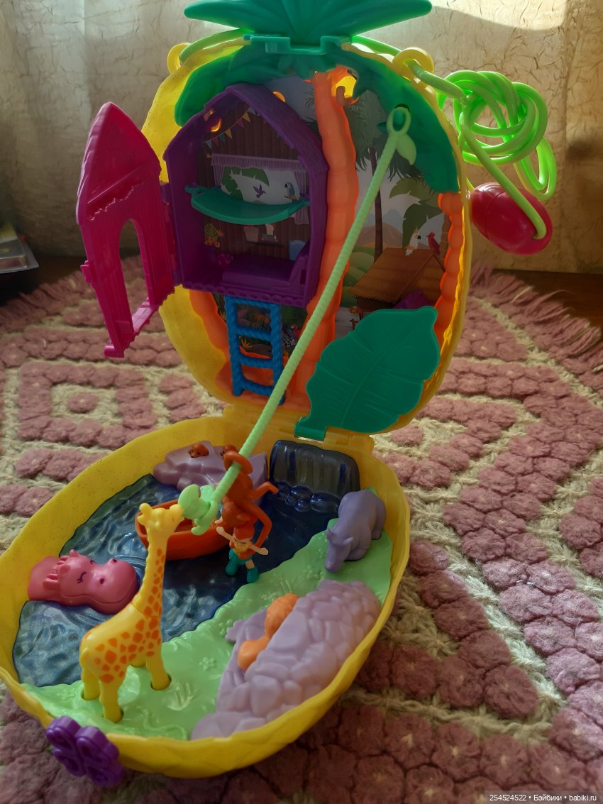 Новенький набор Polly pocket с Африкой внутри