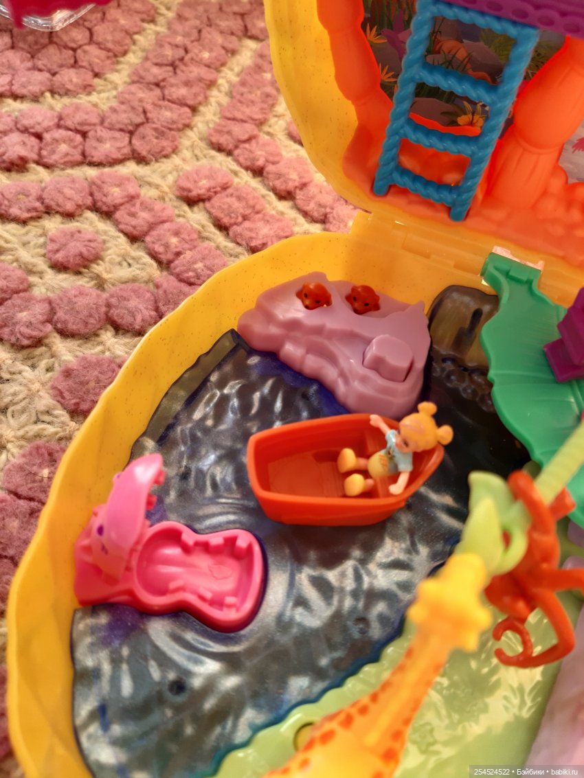Новенький набор Polly pocket с Африкой внутри