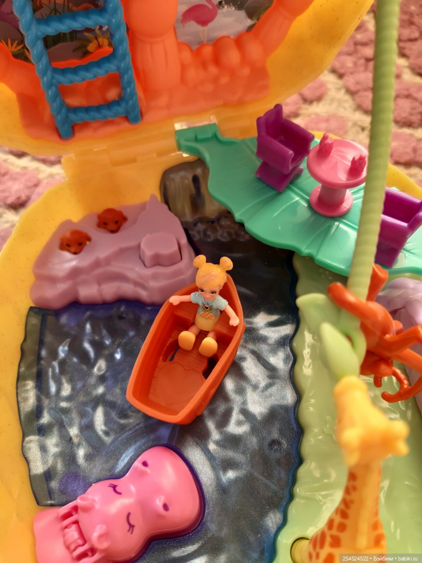 Новенький набор Polly pocket с Африкой внутри