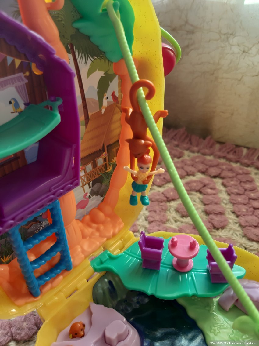 Новенький набор Polly pocket с Африкой внутри