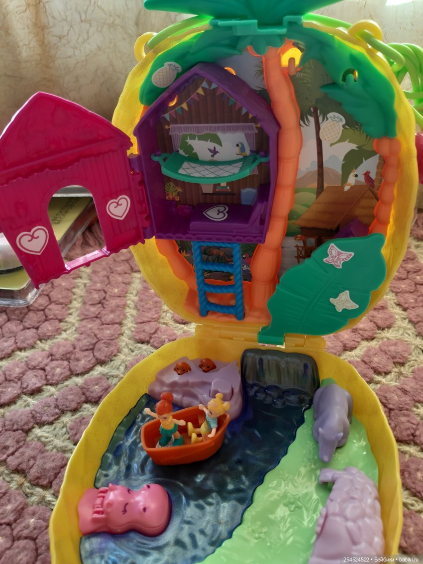 Новенький набор Polly pocket с Африкой внутри