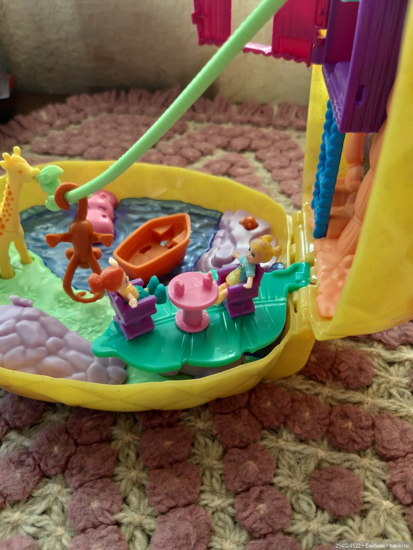 Новенький набор Polly pocket с Африкой внутри