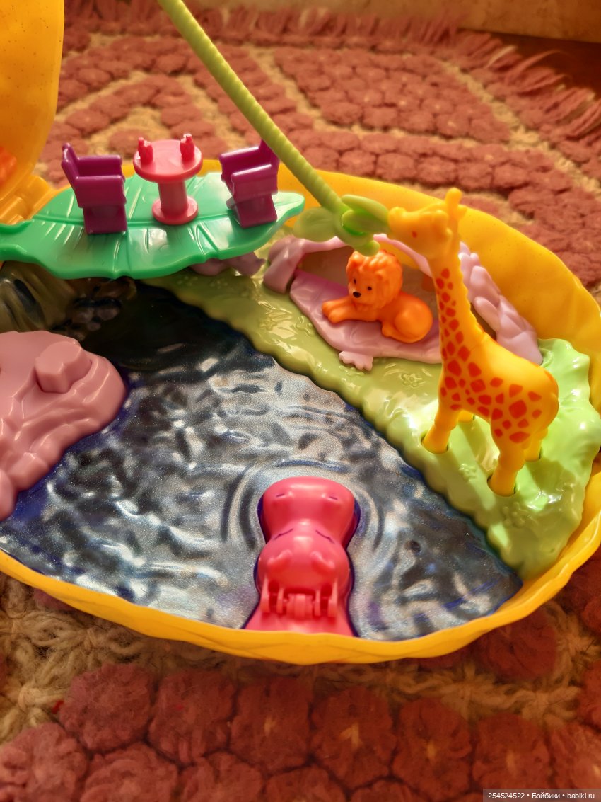 Новенький набор Polly pocket с Африкой внутри