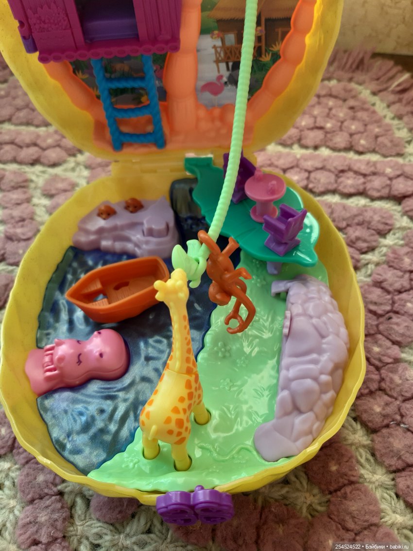 Новенький набор Polly pocket с Африкой внутри