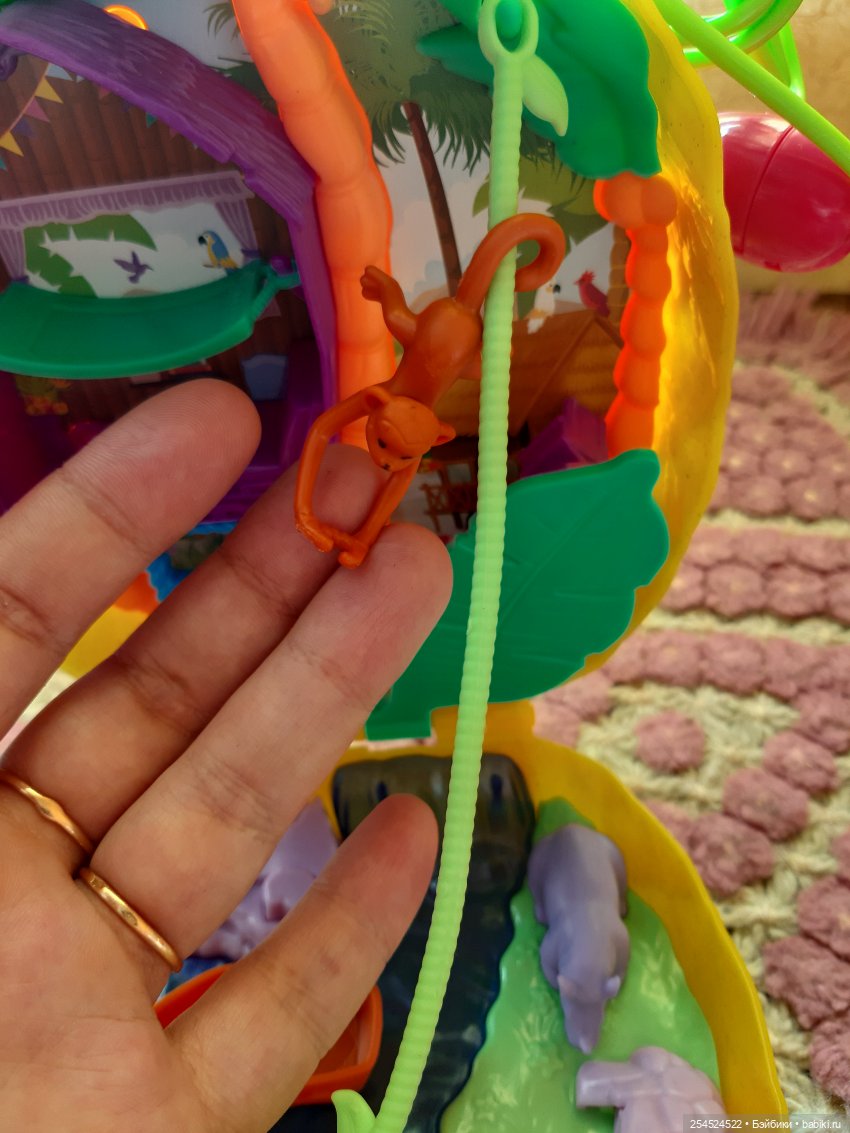 Новенький набор Polly pocket с Африкой внутри