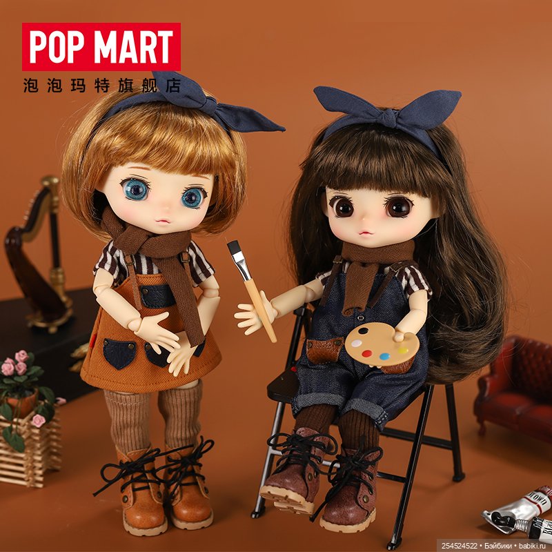 Куколки Pop mart. Моя зимняя Вия (фото 8)