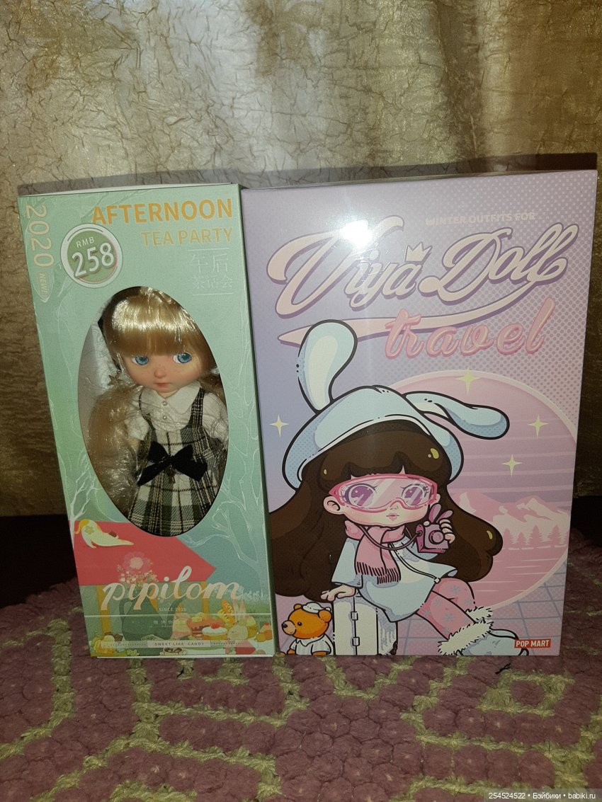 Куколки Pop mart. Моя зимняя Вия