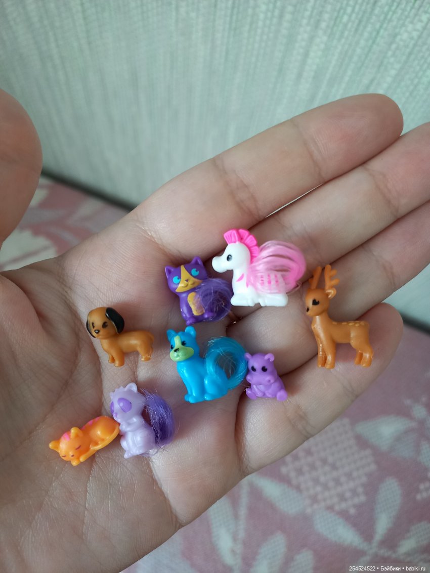 Polly pocket. Новая серия брелоков с животными