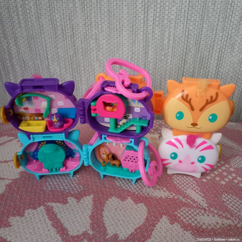 Polly pocket. Новая серия брелоков с животными