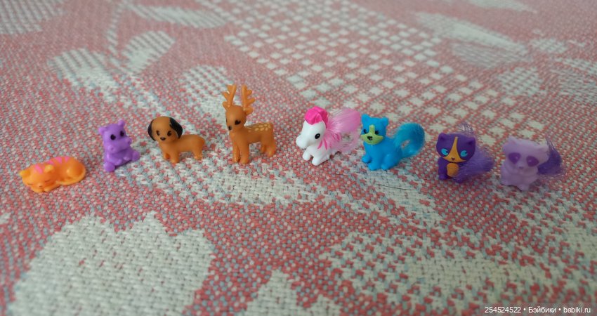 Polly pocket. Новая серия брелоков с животными