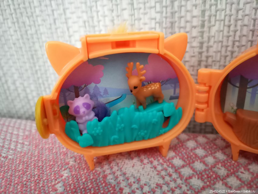 Polly pocket. Новая серия брелоков с животными