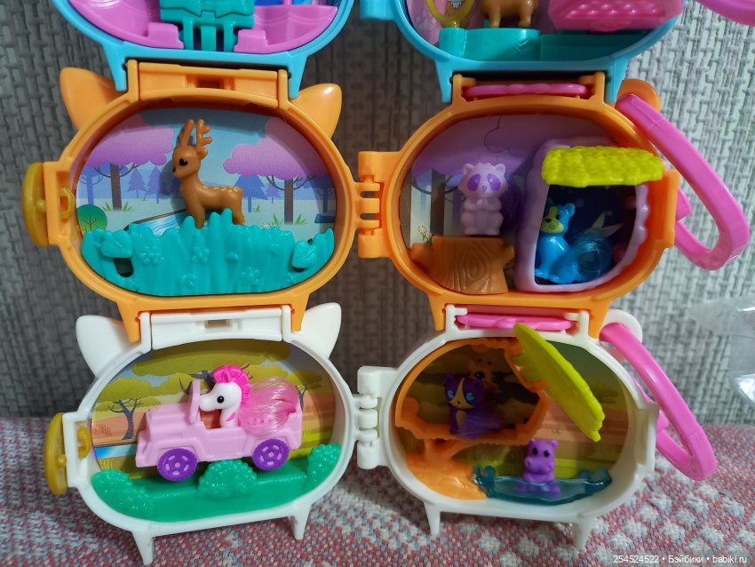 Polly pocket. Новая серия брелоков с животными