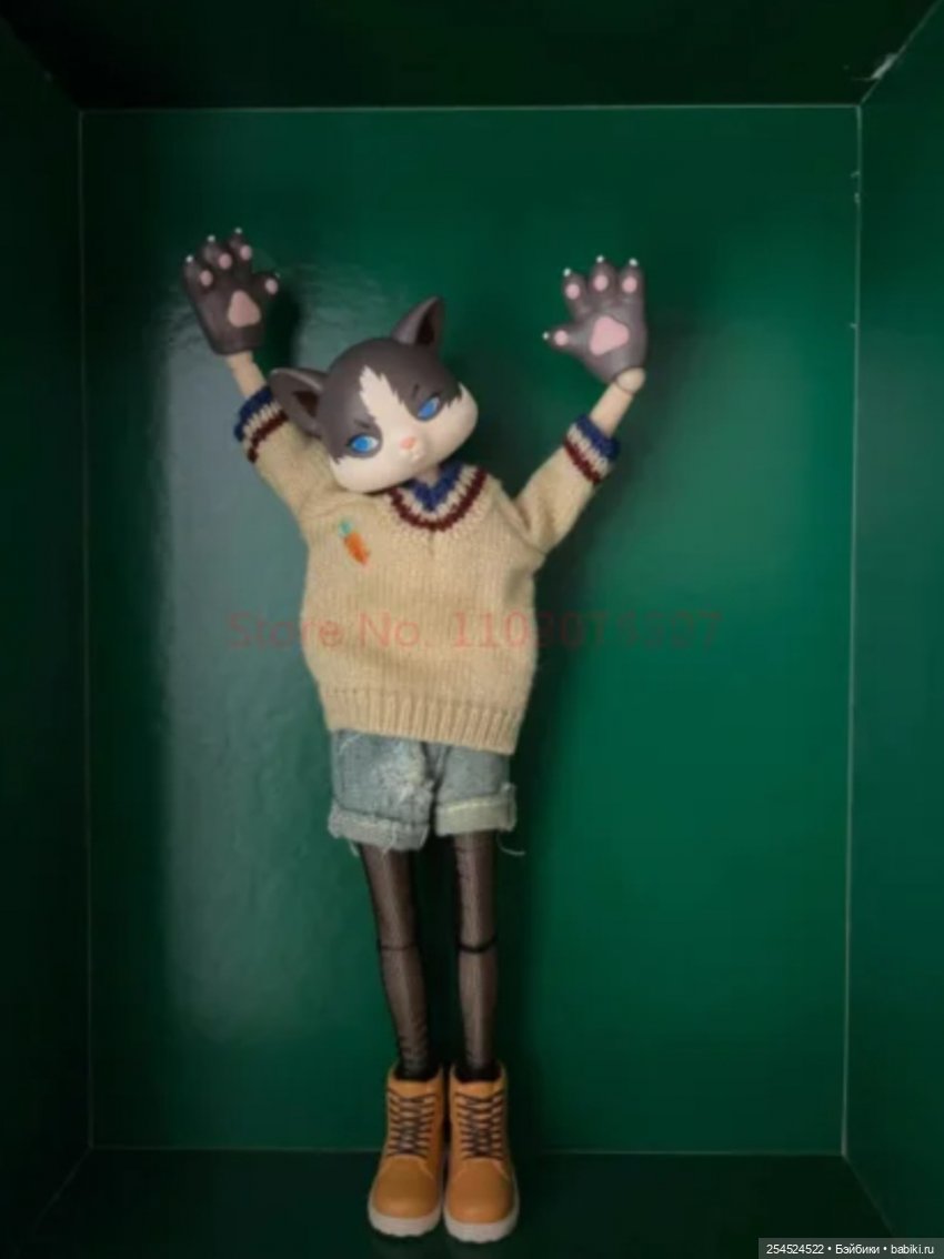 Кошачий топик. Шарнирные куклы-кошки от Come4arts (фото 9)