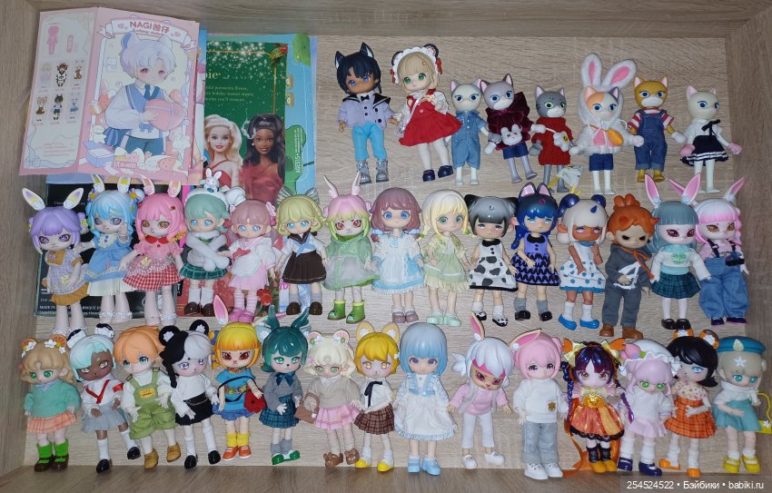 Огромная посылка разных кукол из тайных коробочек