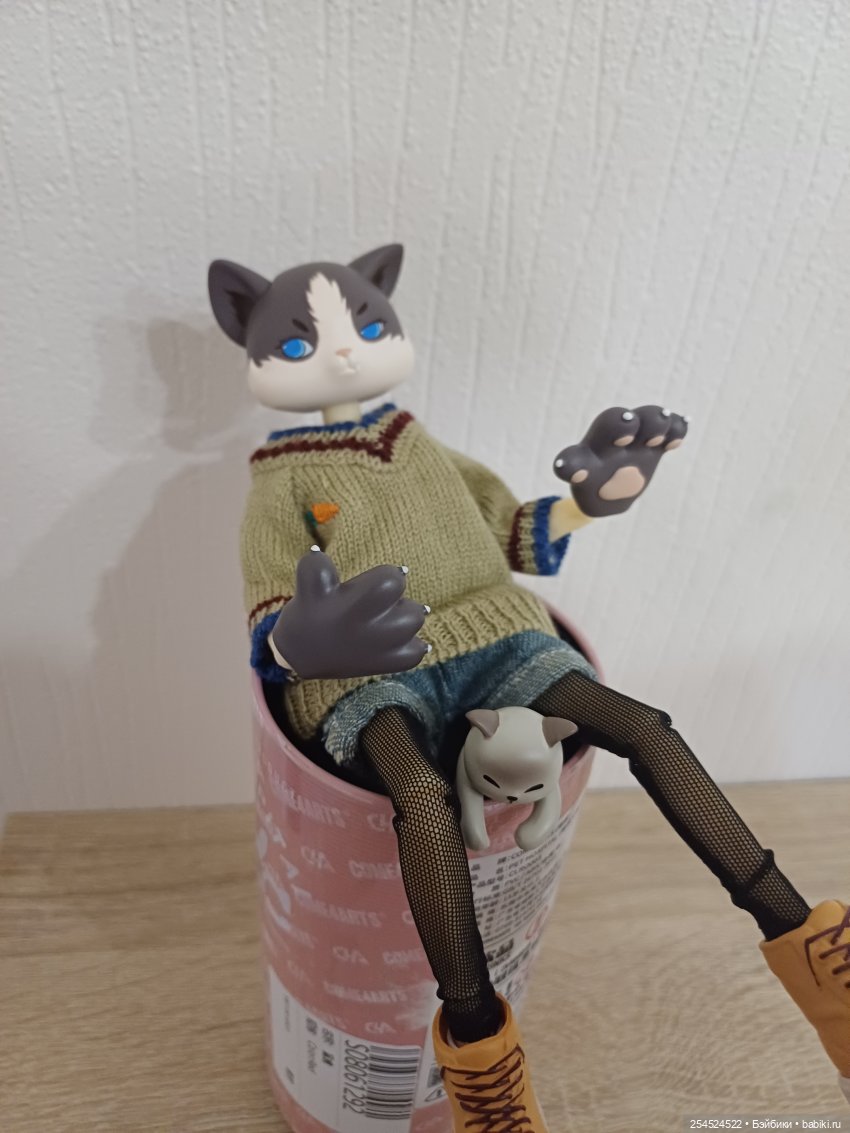 Кошачий топик. Шарнирные куклы-кошки от Come4arts