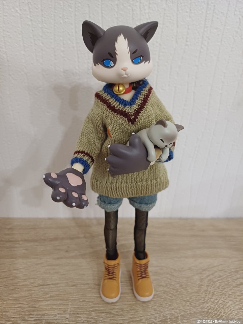 Кошачий топик. Шарнирные куклы-кошки от Come4arts