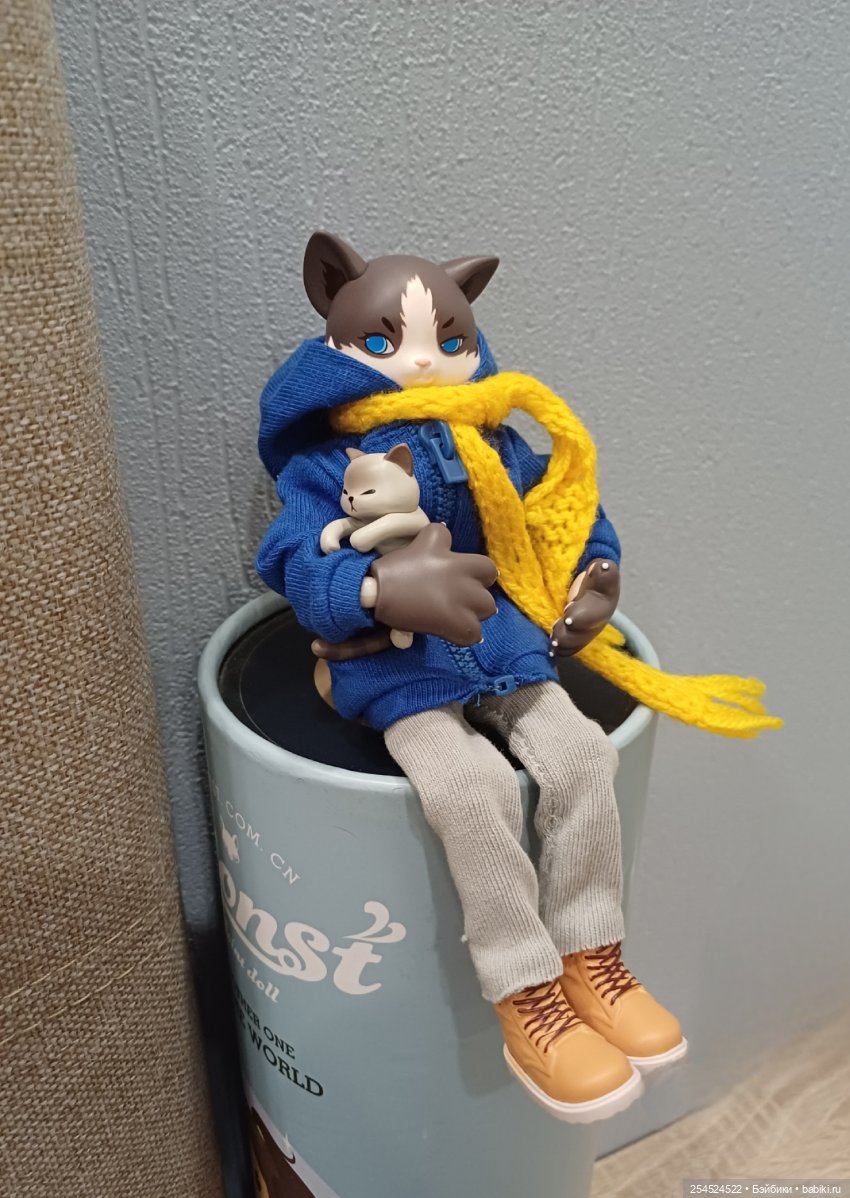 Кошачий топик. Шарнирные куклы-кошки от Come4arts