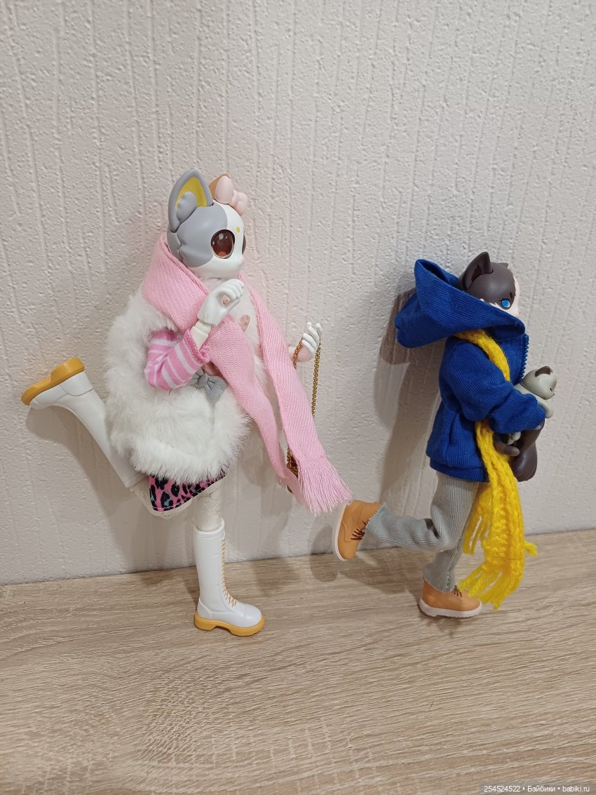 Кошачий топик. Шарнирные куклы-кошки от Come4arts