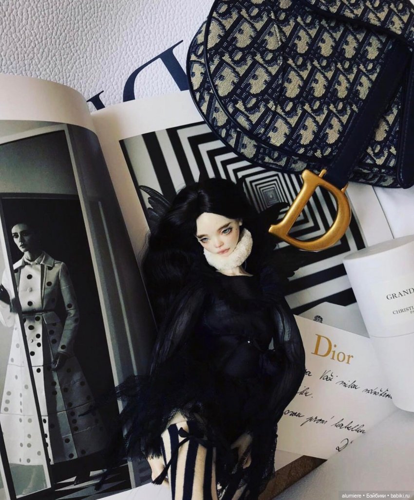 кукла авторская, 2018, Christian Dior for FragileDolls
