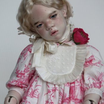 Фарфоровая кукла Ивон/Yvonne 60см