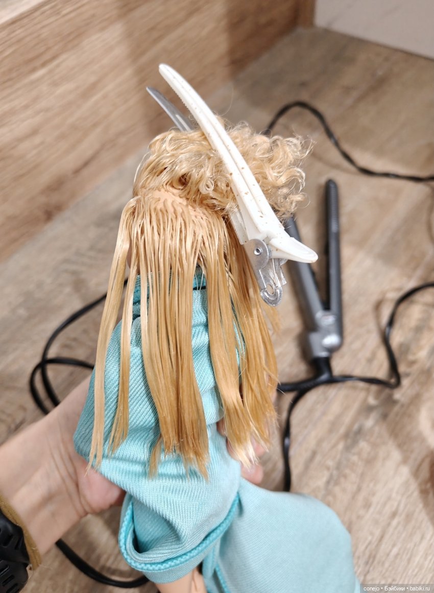 Выпрямление кудрявых волос (фото 2)