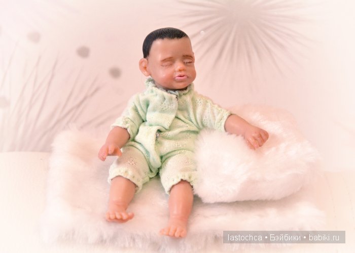 Девочка Минни Маус и малыш. Мини куклы (фото 4)